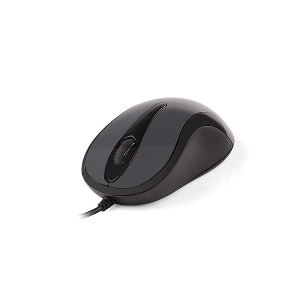 A4Tech N-350-1 V Track USB Wired Mouse Glossy Grey