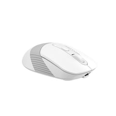 A4Tech Fstyler FB10C Rechargeable Bluetooth & 2.4ghz Wireless Mouse Grayish White