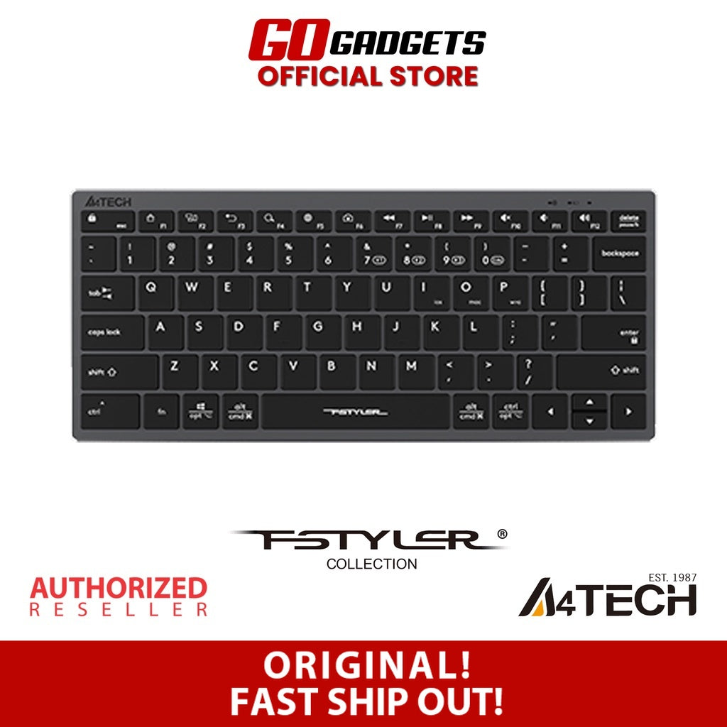 A4Tech Fstyler FBX51C Bluetooth & 2.4G Scissor Switch Keyboard Black
