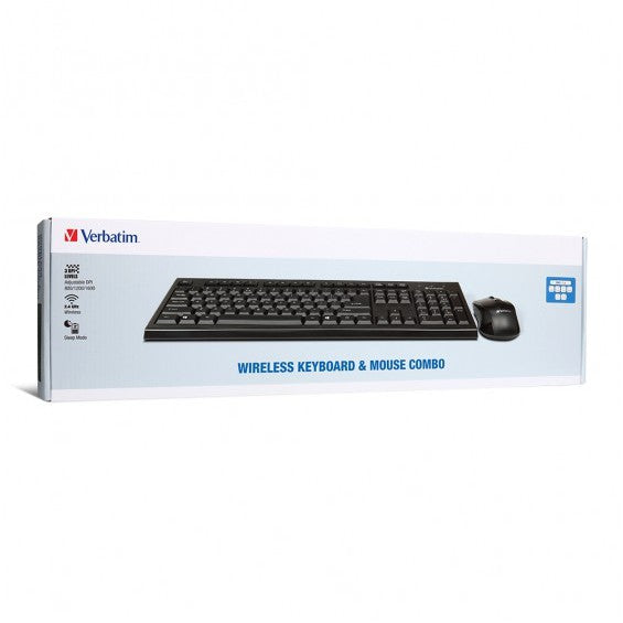 Verbatim Wireless Keyboard And Mouse Combo 66519
