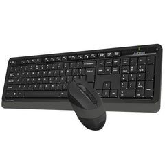 A4Tech Fstyler Fg1010 Wireless Keyboard Mouse Combo USB Grey