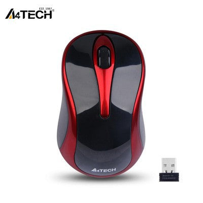 A4Tech G3 280n-2 Padless Wireless Mouse Red Black