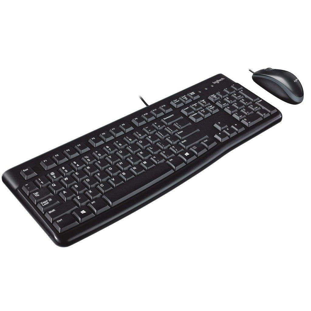 Logitech Mk120 Corded Keyboard Mouse Combo