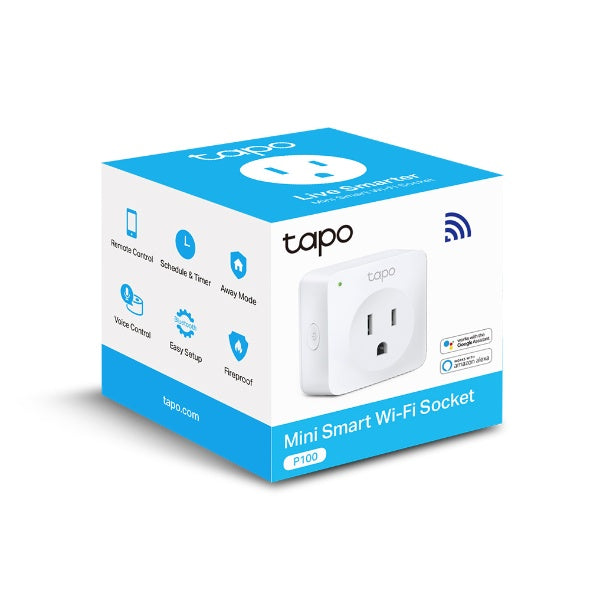 TP-Link Tapo P100 Mini Smart Wi-Fi Socket Plug (2-Pack)