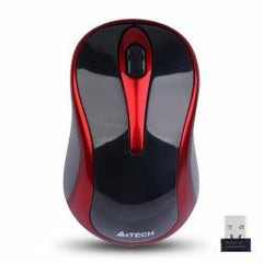 A4Tech G3 280n-2 Padless Wireless Mouse Red Black