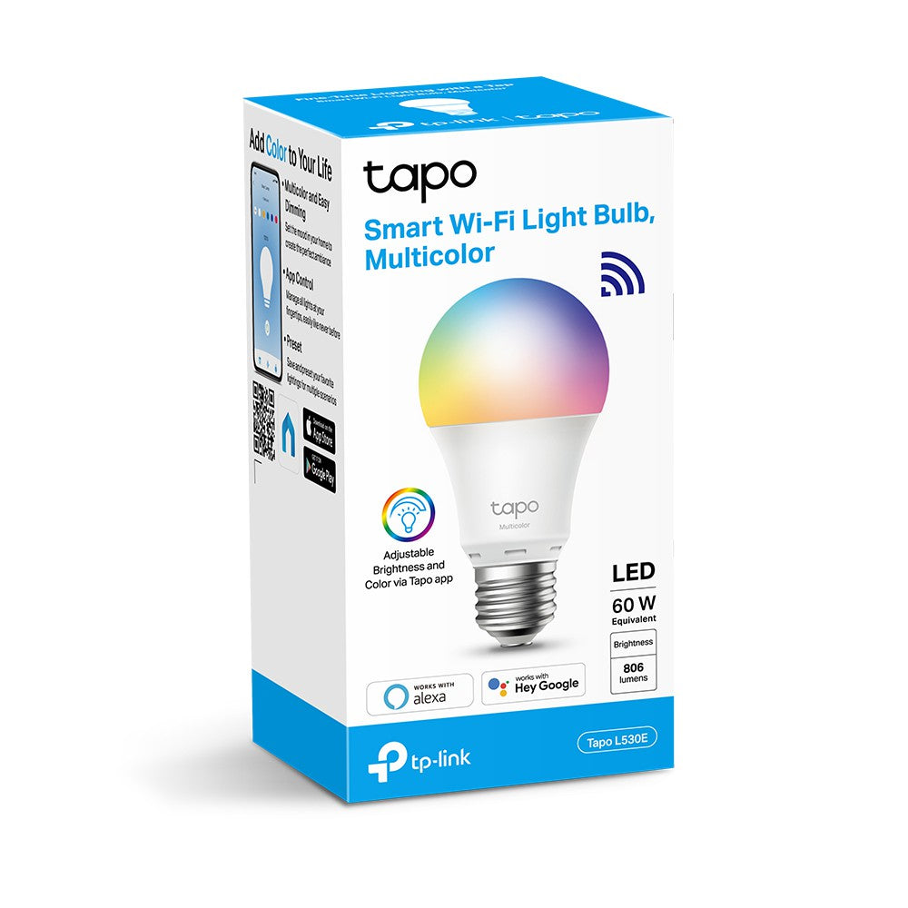 TP-Link Tapo L530e Smart Wi-Fi Multicolor Dimmable Light Bulb