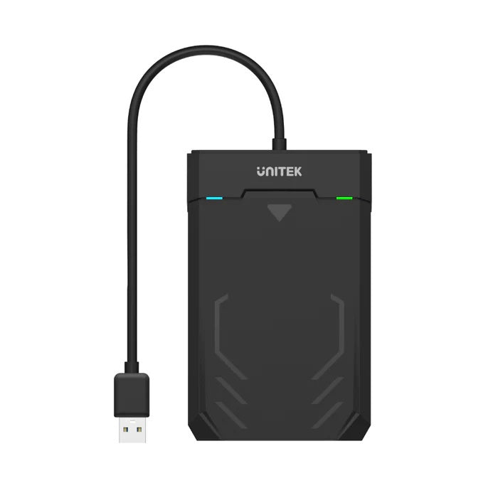 UNITEK Disk Guard Raiden 2.5" USB-A To Sata SSD HDD Enclosure USB 3.1 Black Y-3036