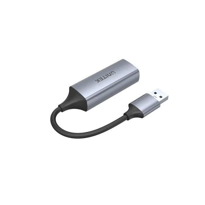 UNITEK USB-A Male 3.0 To Gigabit Ethernet Adapter Grey U1309a
