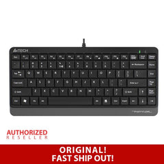 A4Tech FKS11 Fstyler Compact Size Wired Keyboard USB Grey