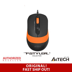 A4Tech Fstyler FM10 Wired Mouse USB Orange