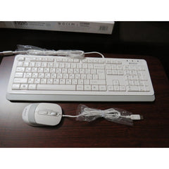 A4Tech Fstyler F1010 Keyboard Mouse Combo USB Grey