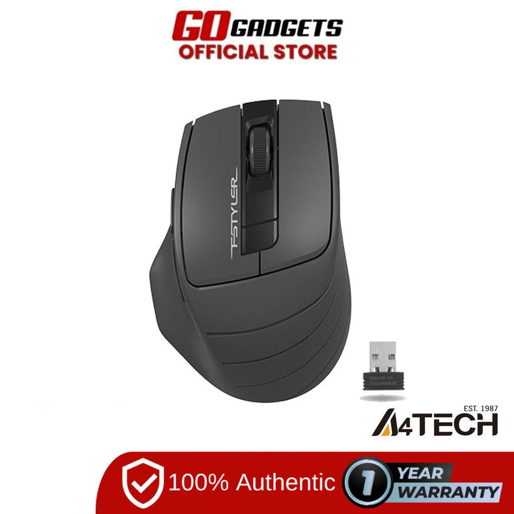 A4Tech Fstyler Fg30 Wireless Mouse Grey
