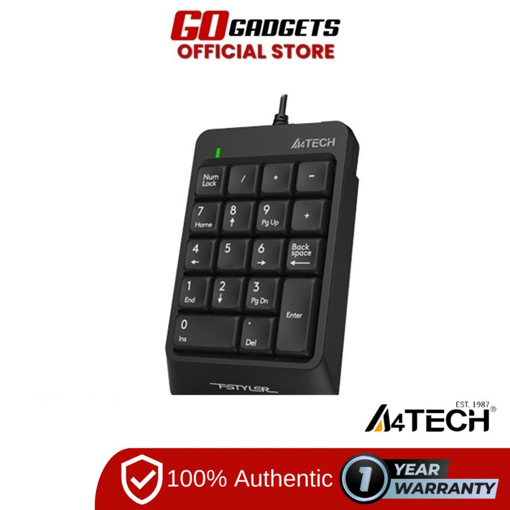A4Tech Fstyler Fk13m Numeric Keypad Micro USB Black