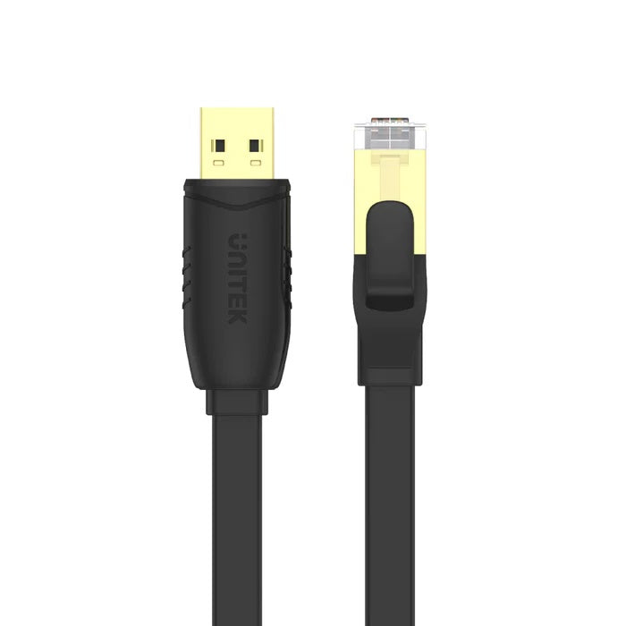Unitek USB-A to RJ45 Console Rollover Flat Cable (8P8C) USB 2.0 Y-SP02001B