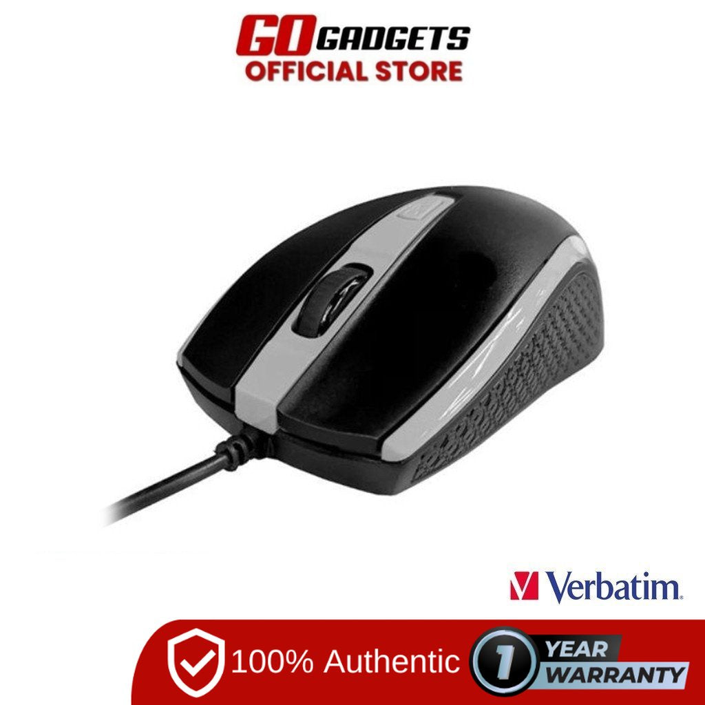 Verbatim USB Optical Wired Mouse 66513