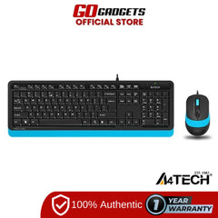 A4Tech Fstyler F1010 Keyboard Mouse Combo USB Blue