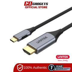 UNITEK USB-C Male To HDMI 2.0 4k 60hz Cable Grey 1.8m V1125a