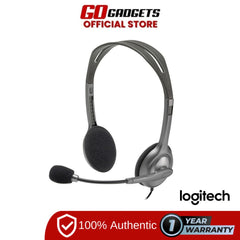 Logitech H110 Wired Stereo Headset Dual Plug Connection