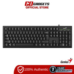 Genius Kb-100 Wired Smart Keyboard Black