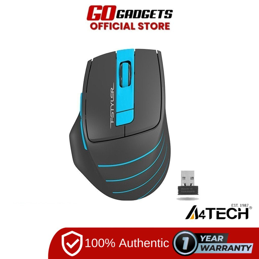 A4Tech Fstyler Fg30 Wireless Mouse Blue